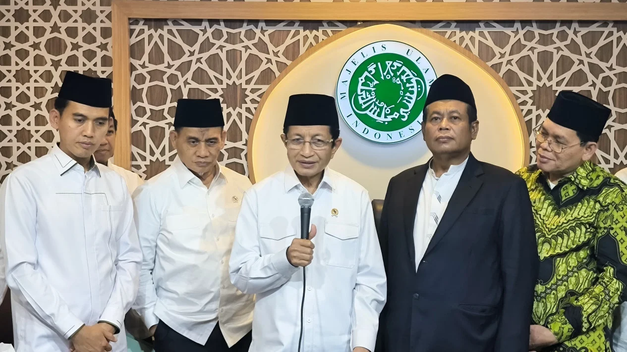Menteri Agama RI Nasaruddin Umar Saat Sowan Ke Kantor MUI