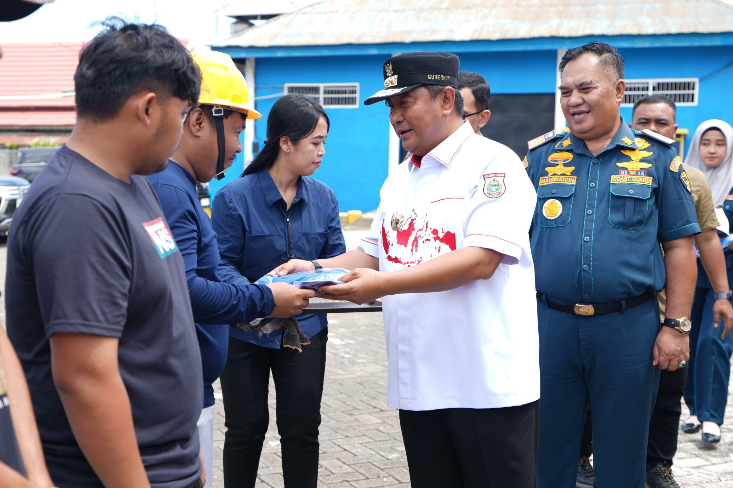 PJ Gubernur Sulbar Buka Padat Karya : Langkah Pemerintah Tingkatkan Ekonomi Lokal