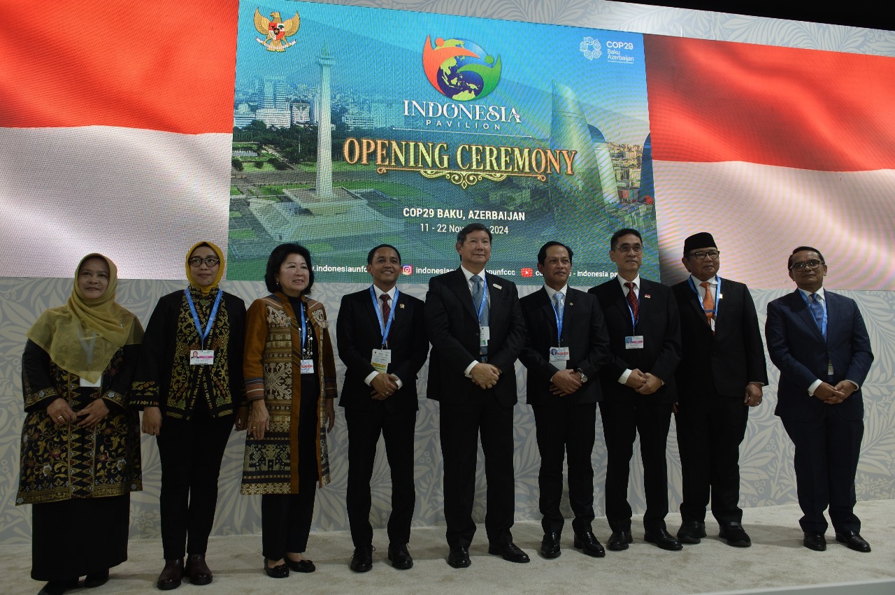 Pemerintah Indonesia Saat Menghadiri Pembukaan COP 29 di Azerbaijan