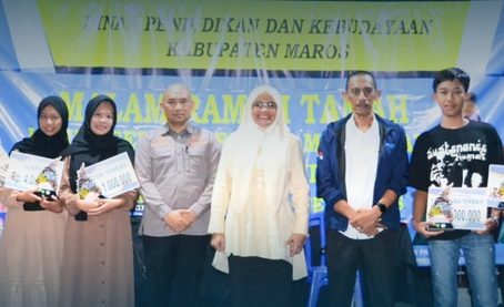 Plt Bupati Maros Hadiri Malam Ramah Tamah Lomba Cerdas Cermat Mural dan Festival Film Pendek