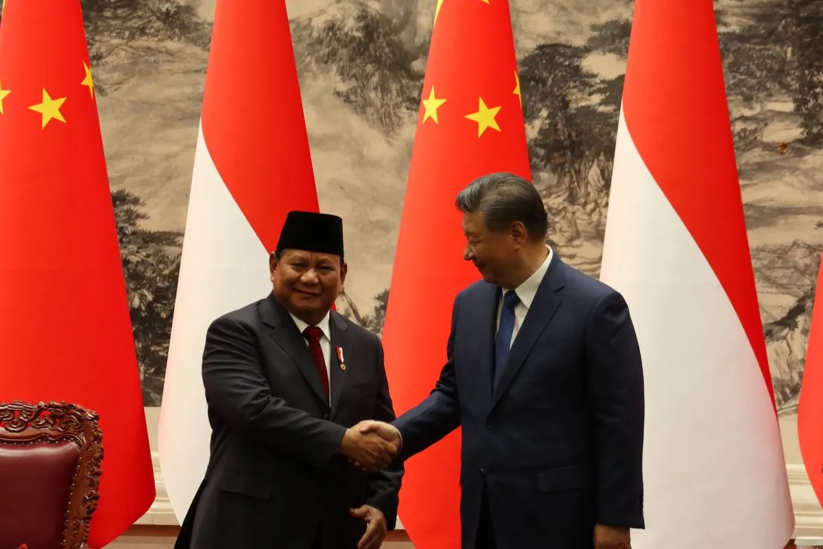 Presiden RI Prabowo Subianto dan Presiden China Xi Jinping