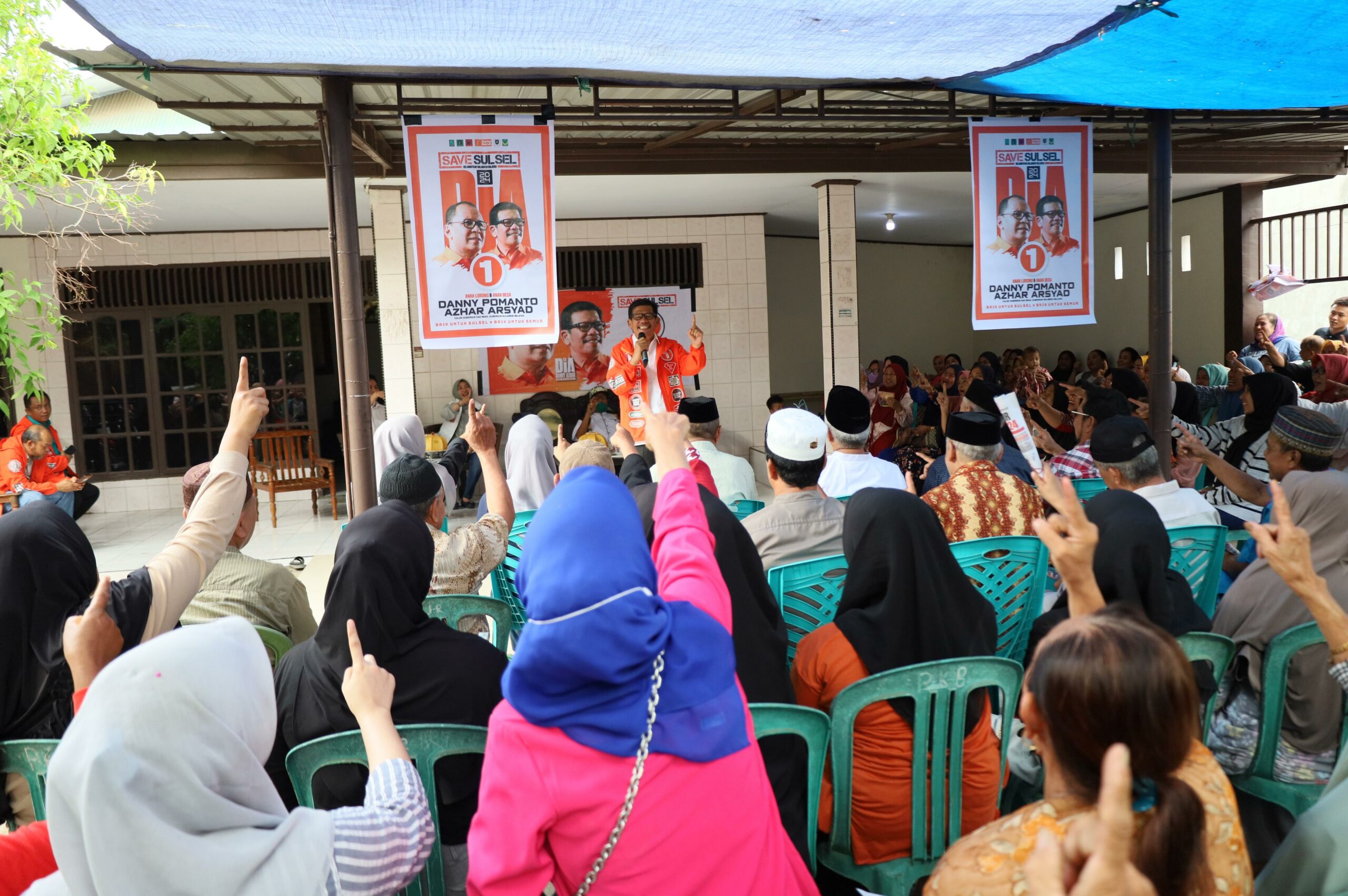 Sehari Pasca Debat, Azhar Arsyad Tancap Gas Temui Relawan di Gowa