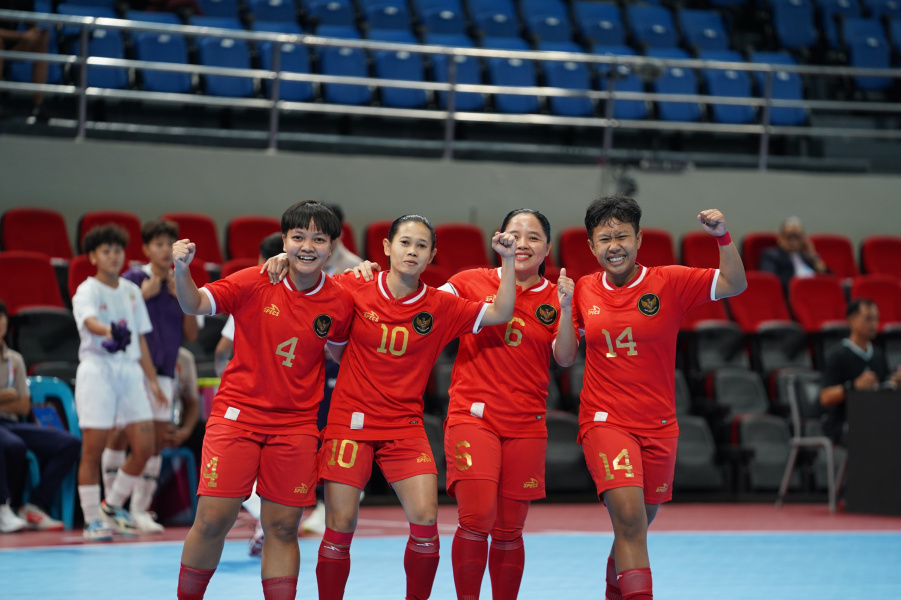 Timnas Futsal Putri Indonesia Peringkat Tiga di Asean Womens Futsal Championship 2024