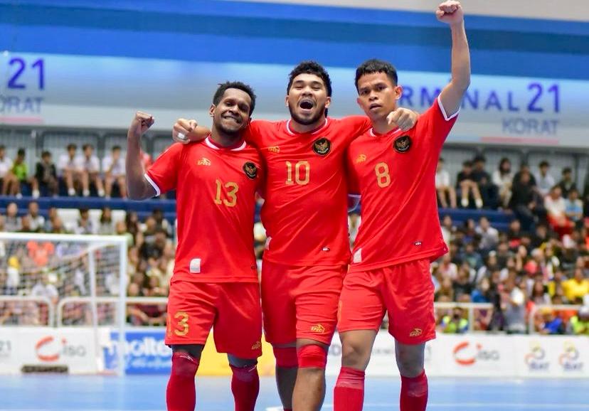 Timnas Indonesia Bantai Thailand 5-1 di Semifinal AFF Futsal 2024