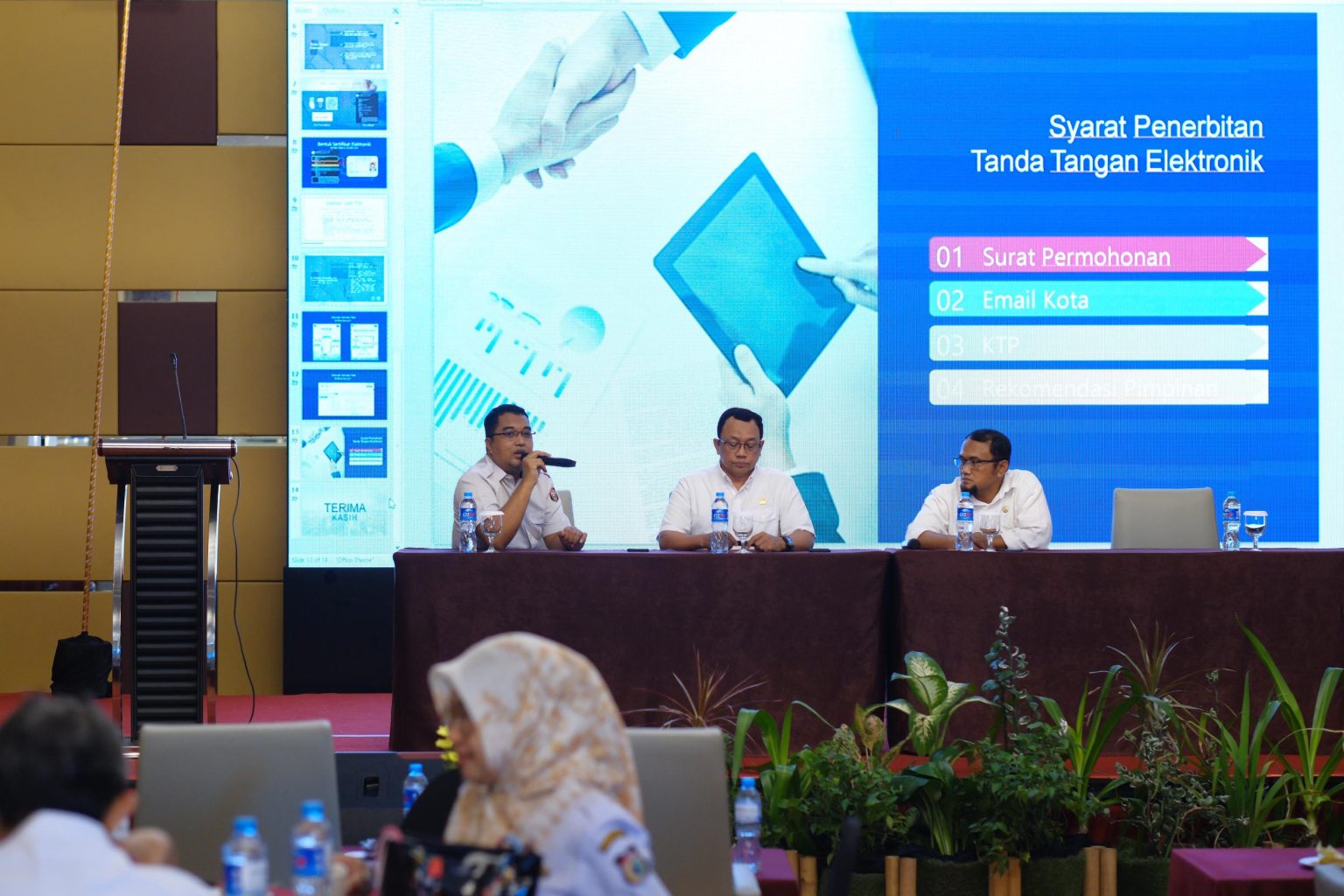 Optimalisasi Srikandi: Pembicara dari Kominfo Makassar Bahas Pentingnya TTE Tersertifikasi