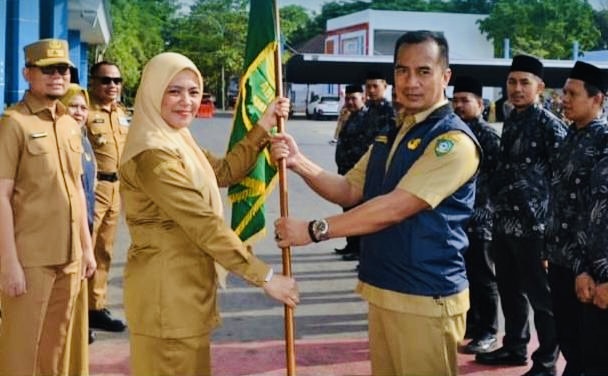 Plt. Bupati Hadiri Pelepasan Kontingen KORPRI Kabupaten Maros