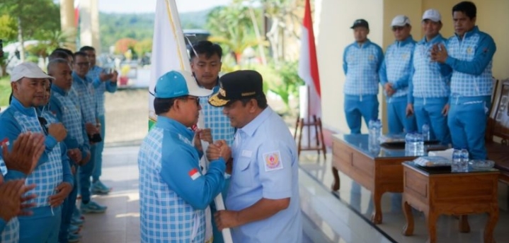 Pelepasan Kontingen PON XXI Aceh-Sumut