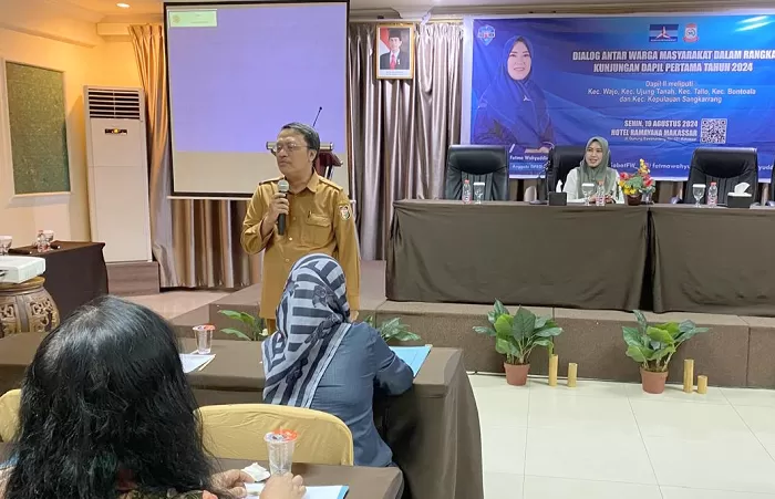 Anggota DPRD Makassar Fatma Wahydin Saat Dialog Bersama Warga Terkait Fasilitas Sekolah
