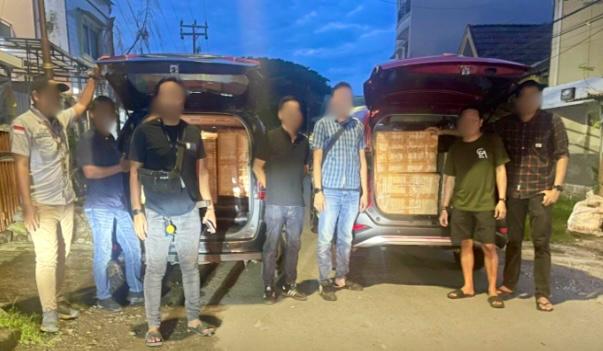 Bea Cukai Makassar Sita 168 Ribu Batang Rokok Pita Cukai Palsu dan Polos