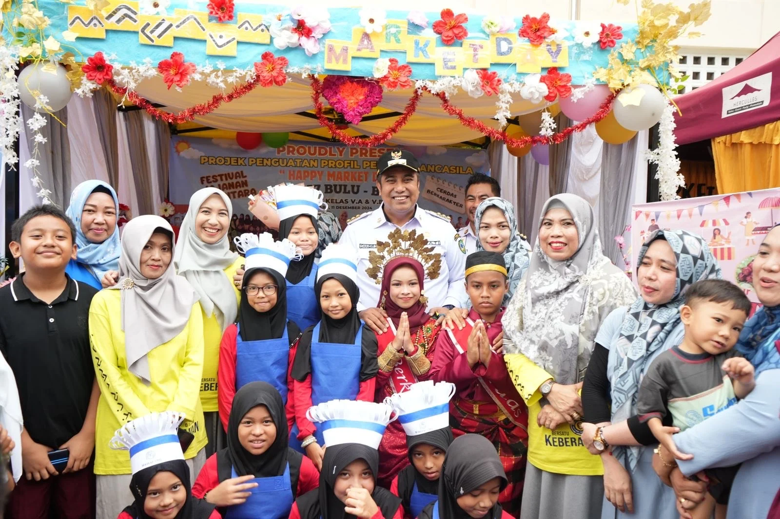 Bupati Maros Buka Gelar Karya Pelajar Pancasila di SDN 57 Bulu Bulu