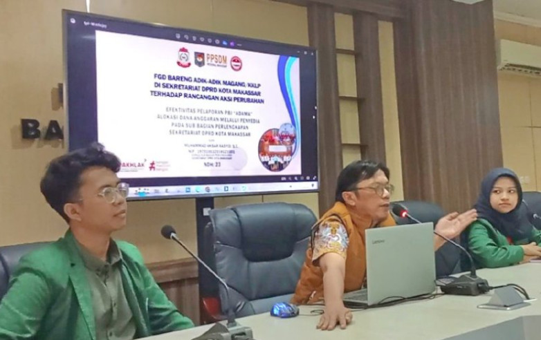 Sekretariat DPRD Makassar Gelar FGD Teknis Pelaporan PBJ ADAMA