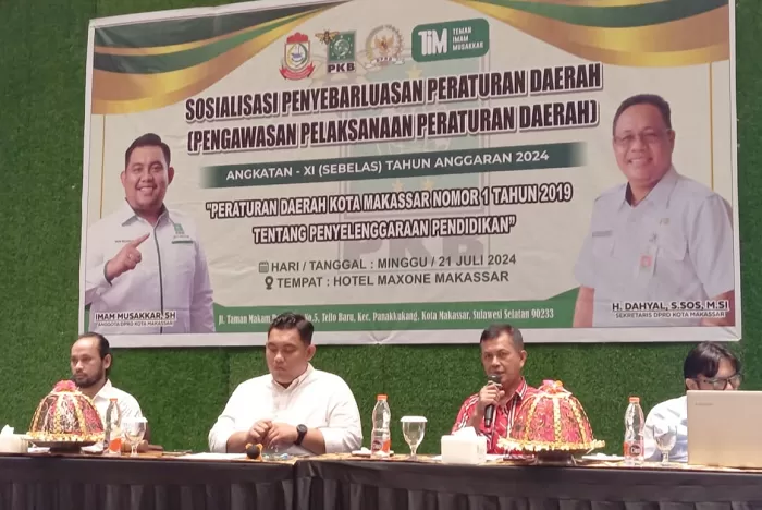 DPRD Makassar Saat Gelar Sosialisasi Perda Penyelenggaraan Pendidikan