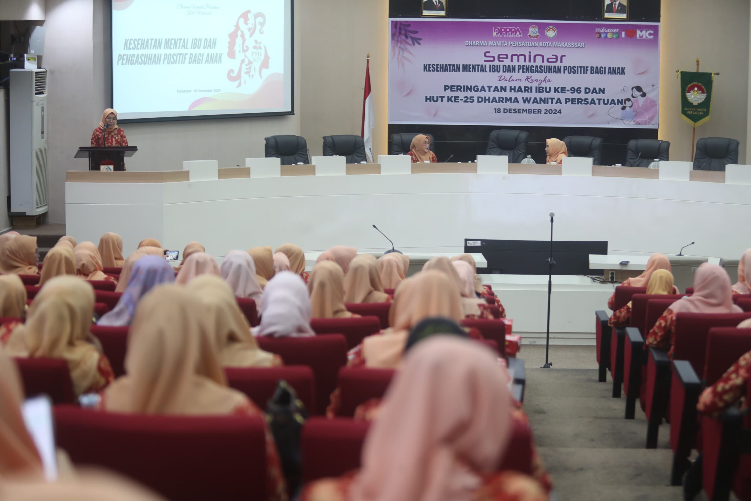 DWP Kota Massar Gelar Seminar Kesehatan Mental dan Pengasuhan Positif Bagi Anak