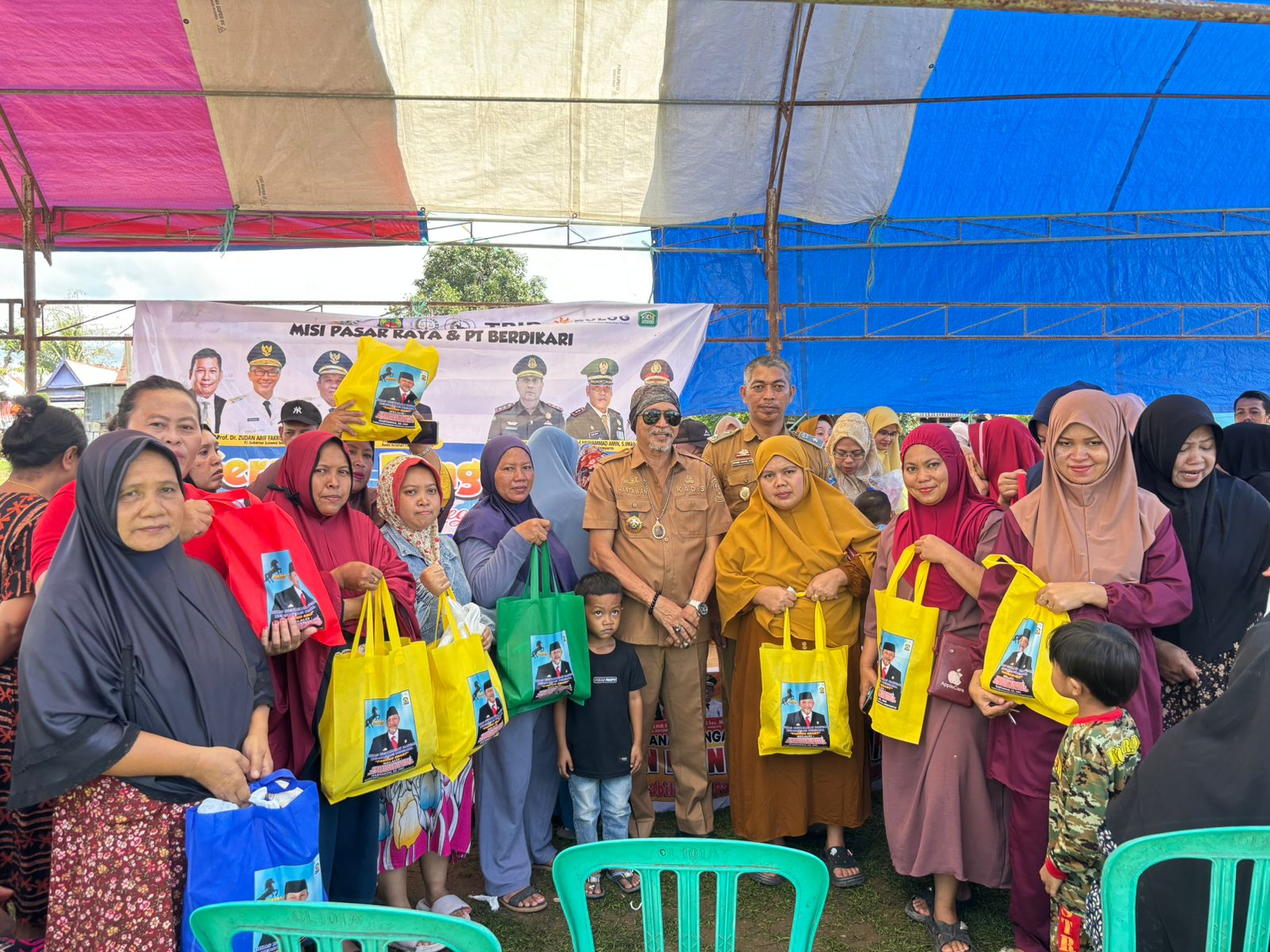 Dinas Ketahanan Pangan Jeneponto Gelar Pangan Murah di Tolo Selatan, Kecamatan Kelara