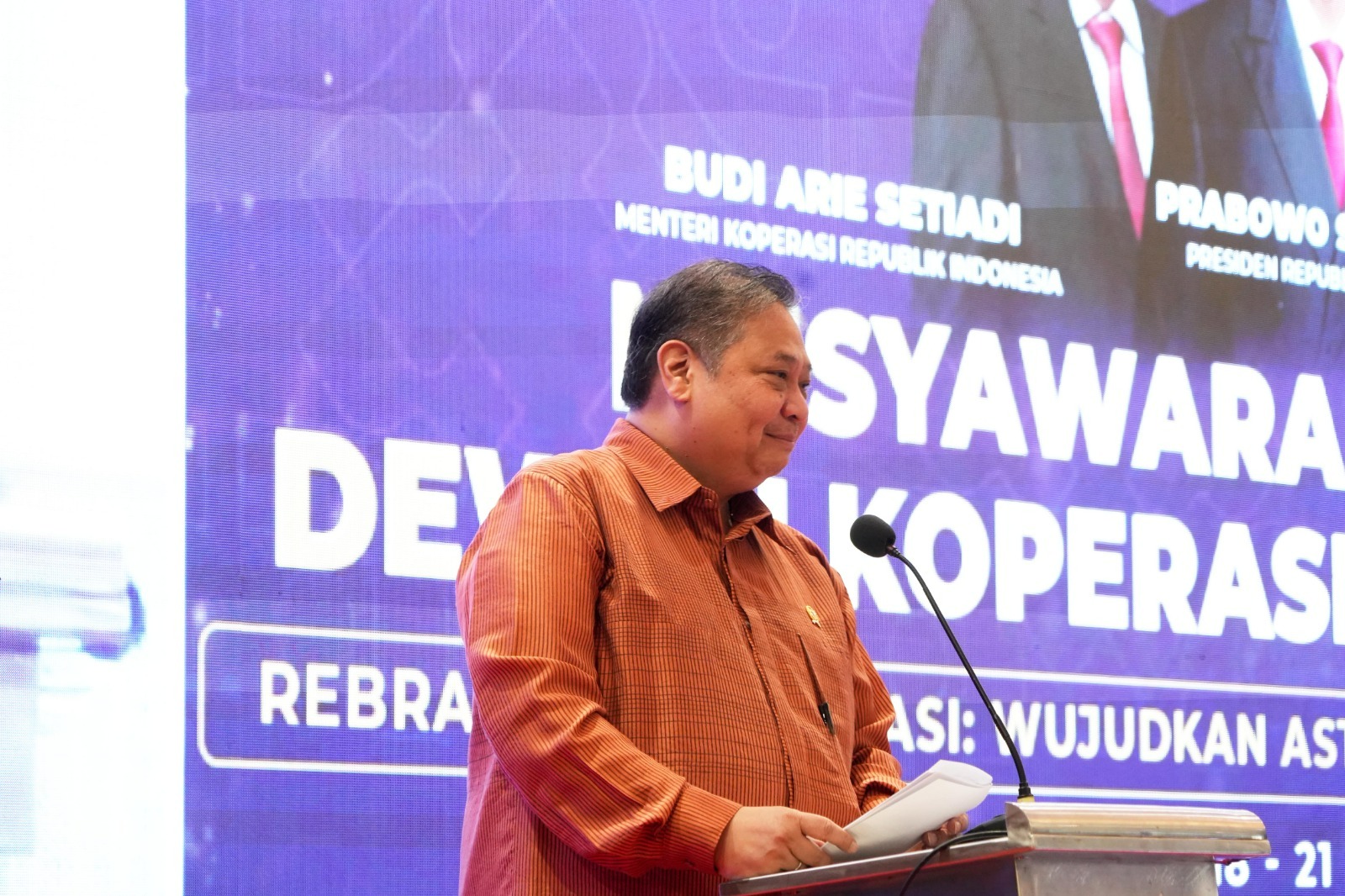 Menko Airlangga Harap Koperasi Dorong Pertumbuhan Ekonomi Indonesia