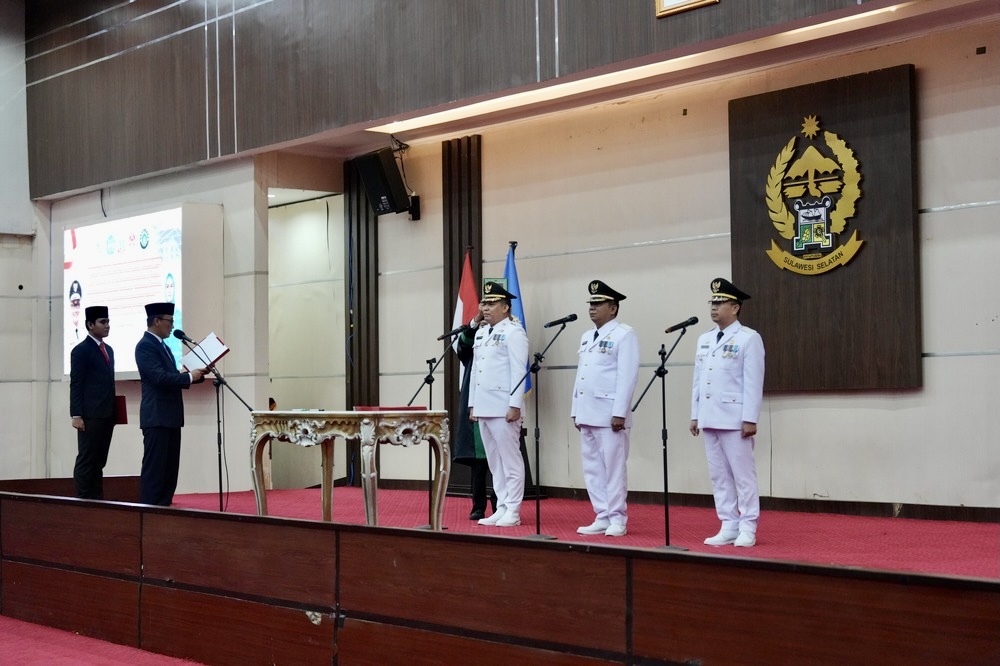 Prof Zudan Lantik 3 Pj Bupati, Ingatkan Penguatan Koordinasi ke Tingkat Pusat