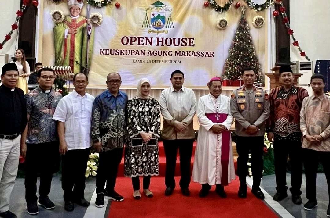 Appi-Aliyah Tekankan Harmoni Antar Umat dalam Open House Natal di Katedral