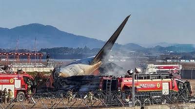 Pesawat Jeju Air Alami Kecelakaan, 85 Orang Dilaporkan Tewas