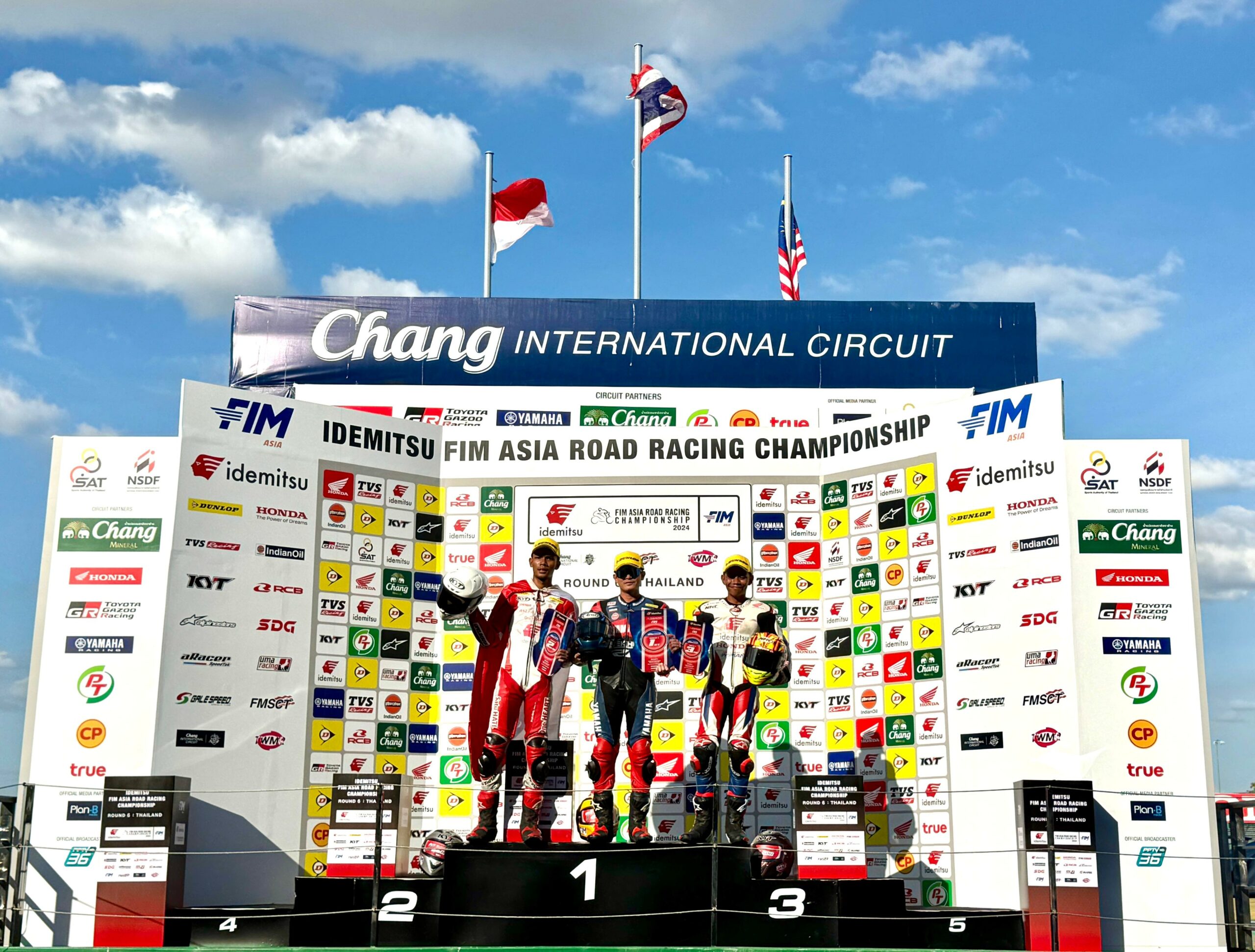 Jaga Asa Juara, Adenanta Raih Podium di Kelas SS600 ARRC 2024 Buriram
