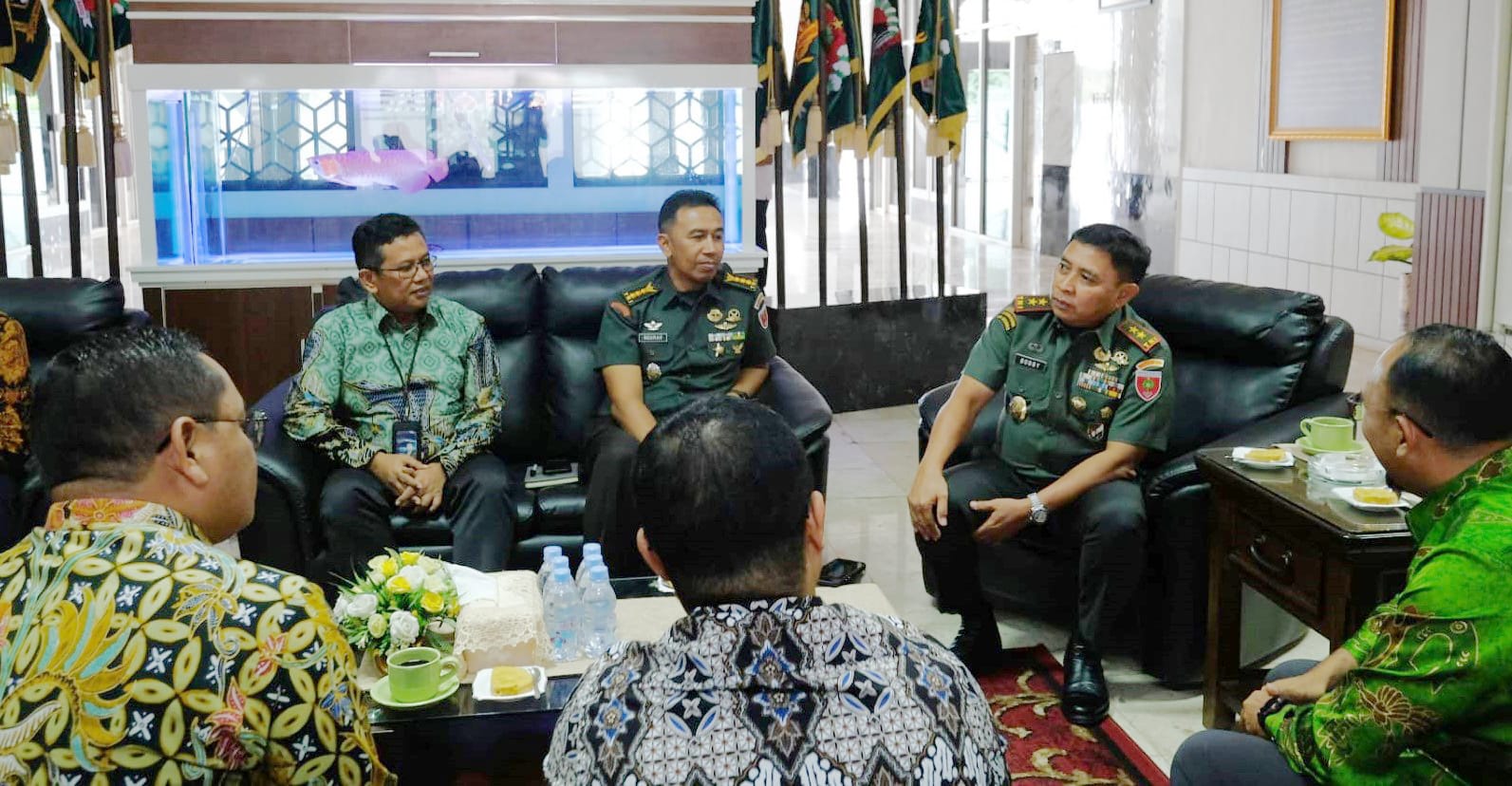 Kodam XIV/Hasanuddin Saat Menerima Kunjungan Kerja Dari PT PLN