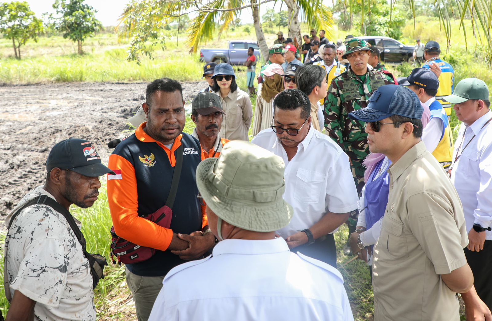 Menteri Transmigrasi Saat Kunjungan Ke Kawasan Perkotaan Baru (KPB) Salor Merauke