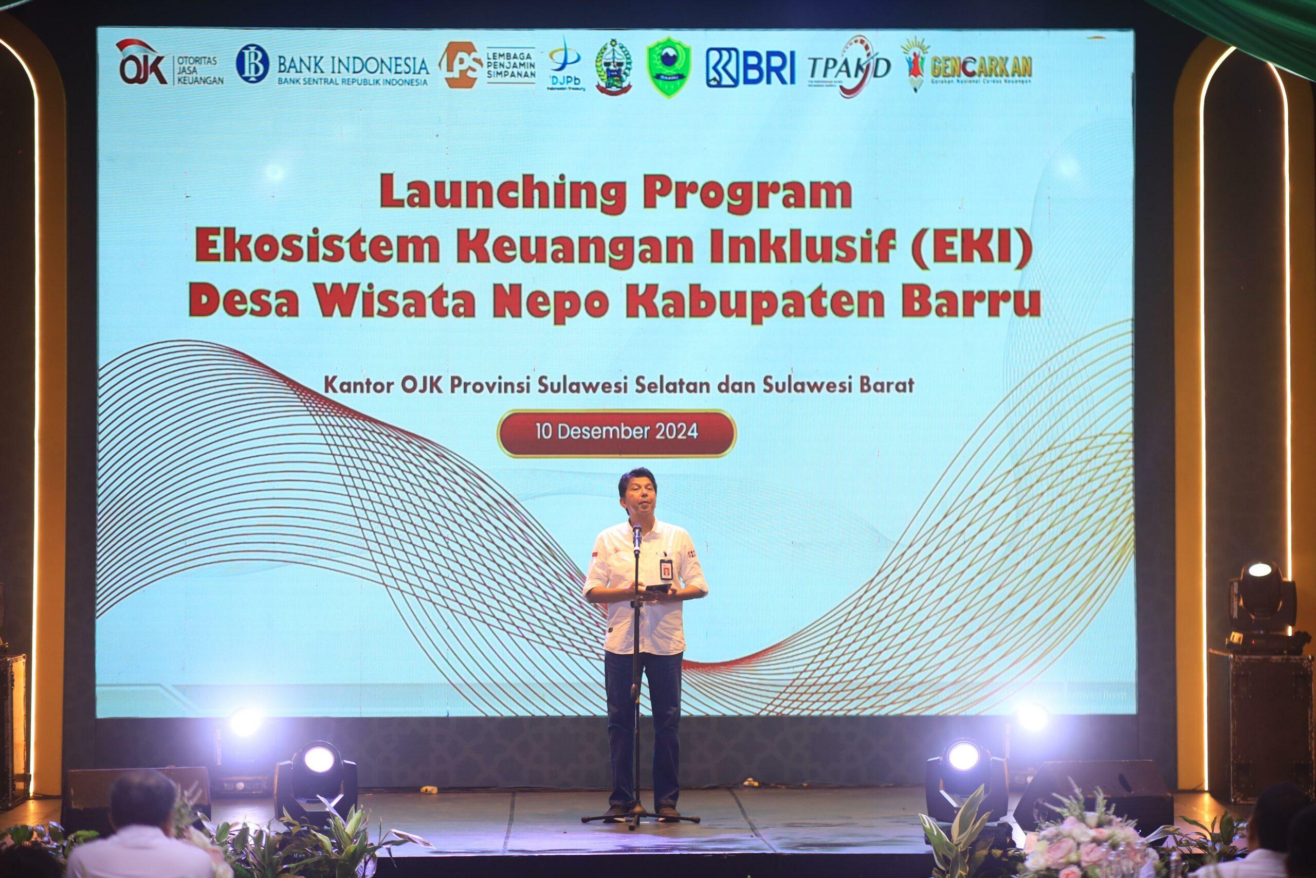 OJK Sulselbar Launching Ekosistem Keuangan Inklusif Wisata Desa Nepo Barru