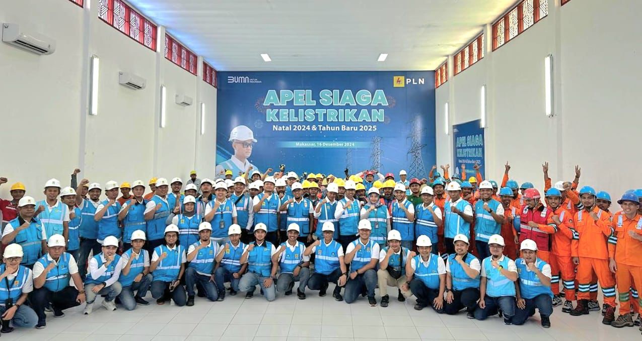 Pastikan Keandalan Listrik di Momen Nataru, PLN UID Sulselrabar Gelar Apel Siaga Kelistrikan