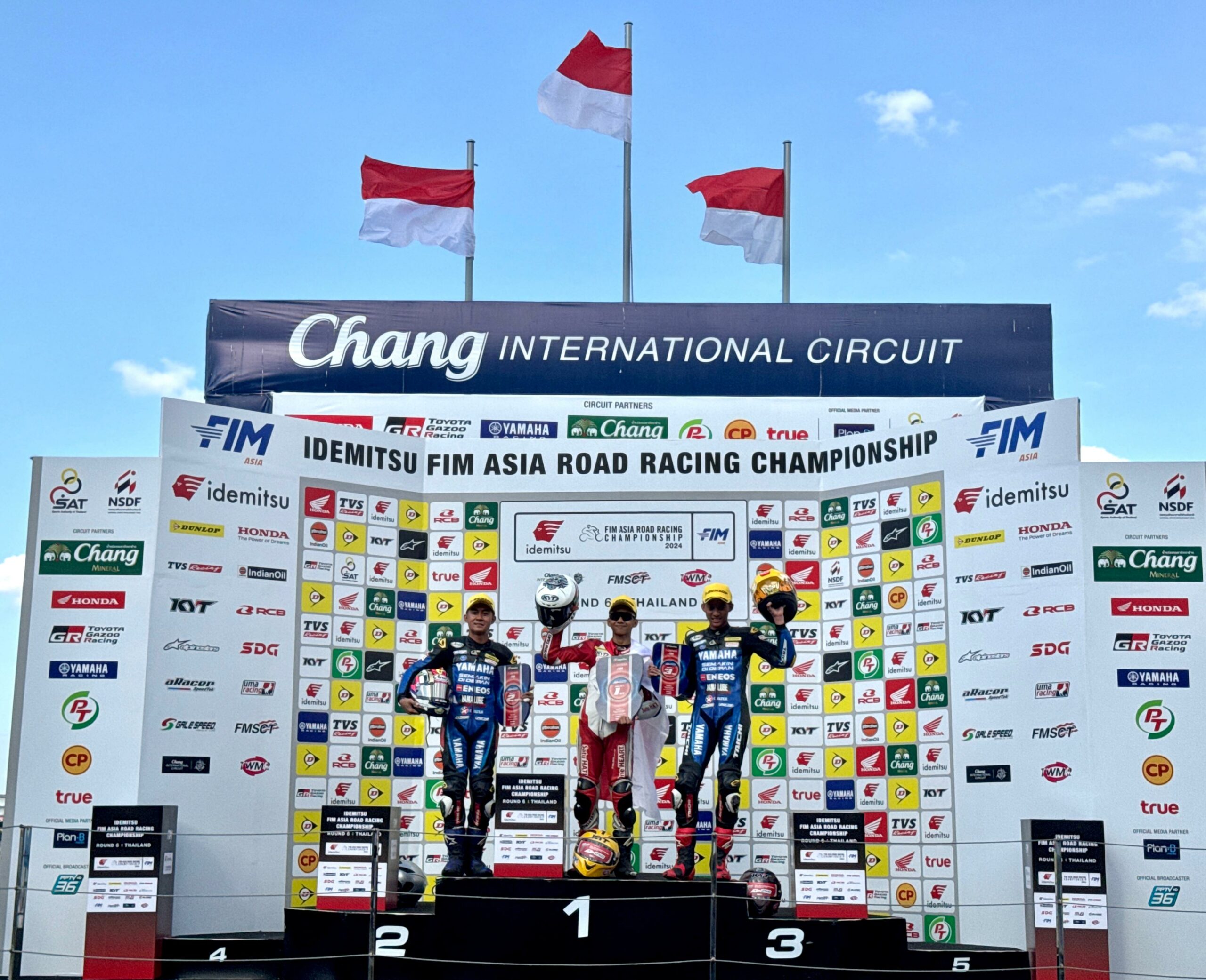 Pebalap AHRT Double Podium di Race 1 ARRC Buriram