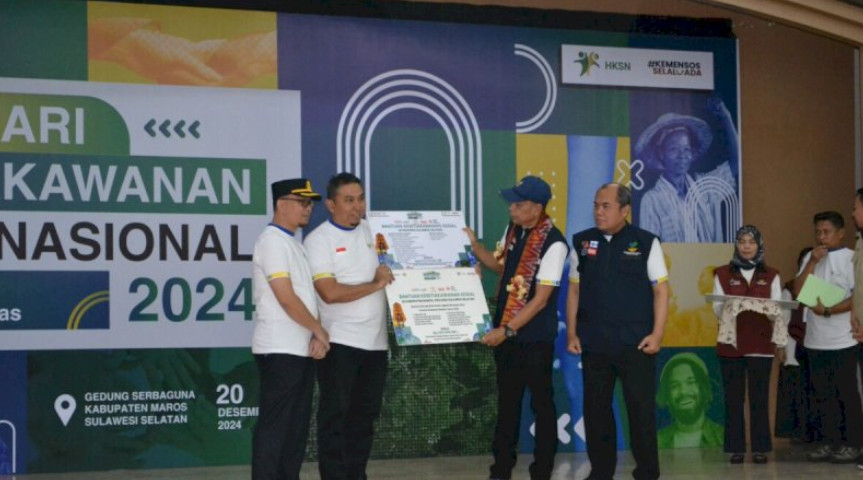 Hari Kesetiakawanan Sosial : Pemkab Maros Dapat Bantuan Rp102 Miliar dari Kemensos