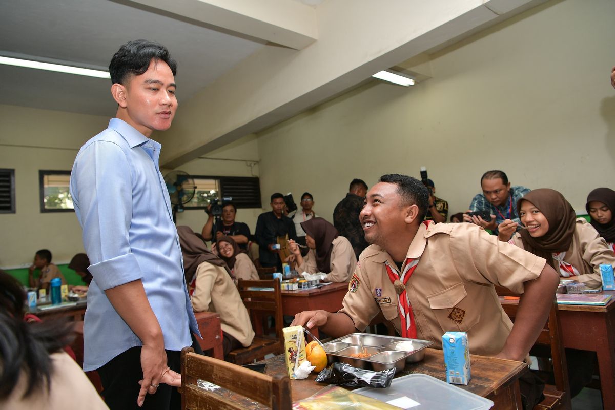 Wapres Gibran Tegaskan Makan Bergizi Gratis Juga Diterapkan di Pesantren