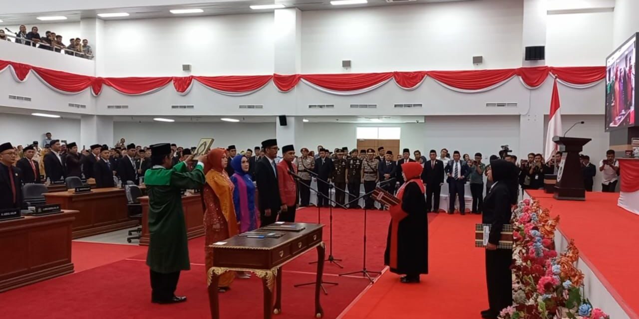 DPRD Sulbar Periode 2024 - 2029 Ucapkan Sumpah/Janji