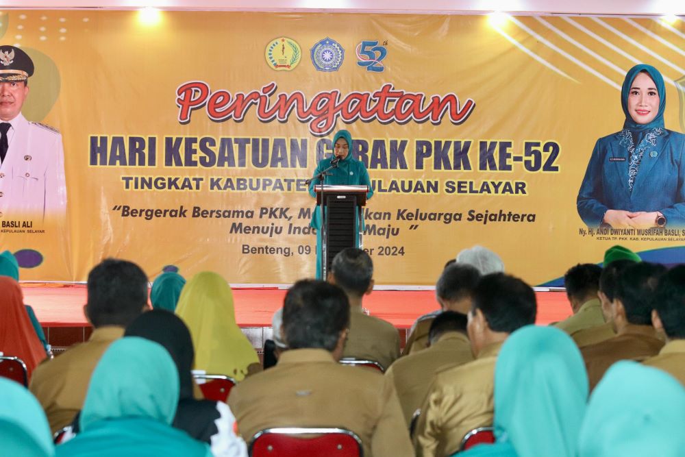Musrifah Rayakan HKG Terakhir Sebagai Ketua TP PKK Selayar
