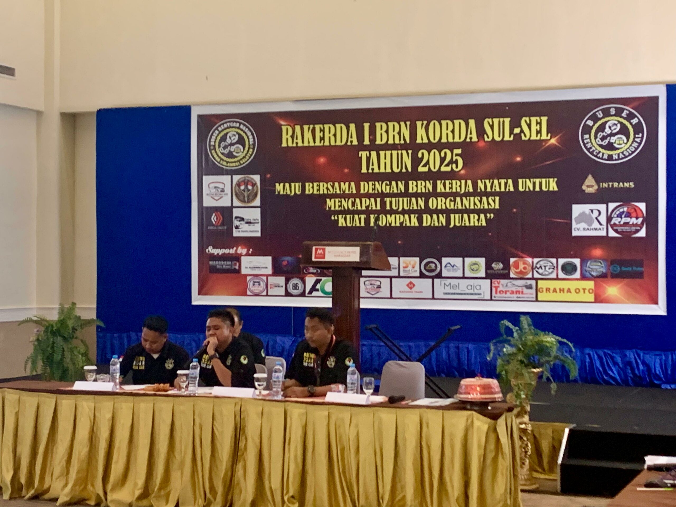 Rakerda BRN Sulsel, Ajak Pelaku Bisnis Rental Mobil Tingkatkan Pengamanan Aset