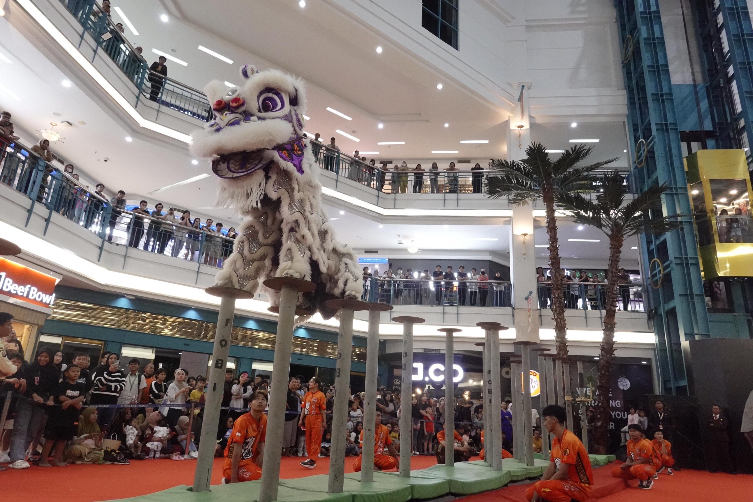Sambut Imlek 2025, MaRI dan NIPAH PARK Gelar Parade Barongsai
