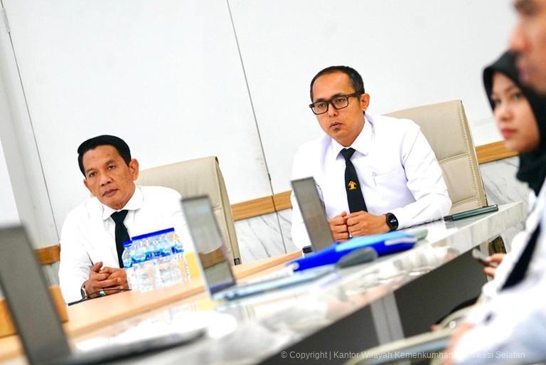 Kakanwil Andi Basmal Ikuti Pembukaan Pelatihan Penguatan Substansi Kekayaan Intelektual