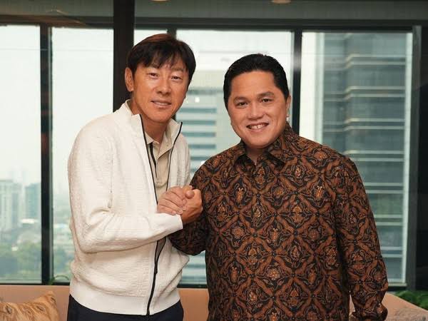 Erick Thohir Ucapkan Terima Kasih ke STY dan Sambut Kehadiran Kluivert