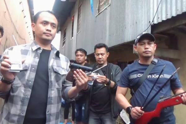 Polisi Gerebek Kampung Sapiria di Makassar, Sita Sabu dan Senjata