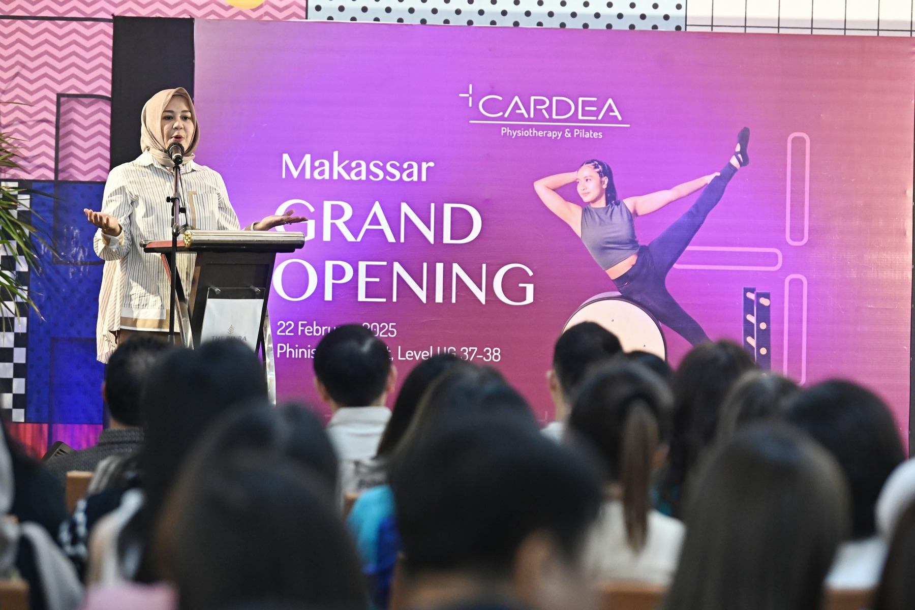 Wagub Sulsel Fatmawati Rusdi Resmikan Cardea Physiotherapy dan Pilates Makassar