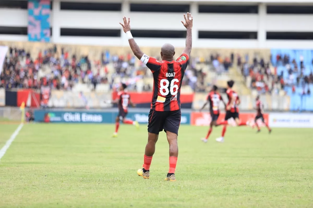 Boaz Solossa Selamatkan Persipura Dari Degradasi Usai Tumbangkan Persibo Bojonegoro Lewat Gol Menit Ke-89