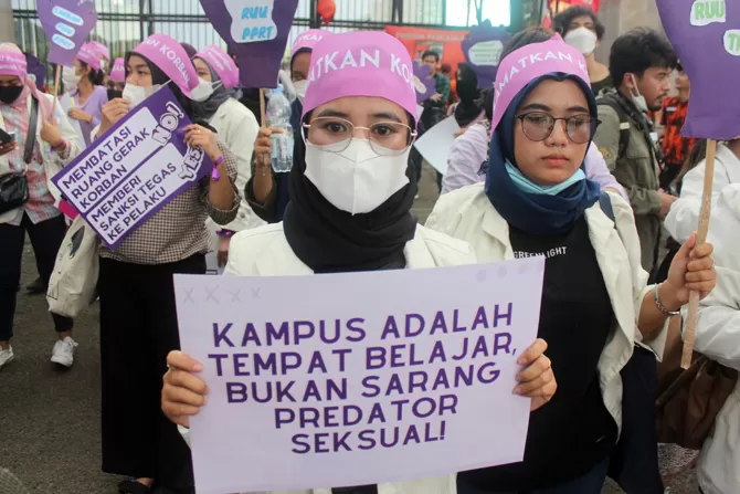 Demo Tolak Kekerasan Seksual Dery Ridwansah 4