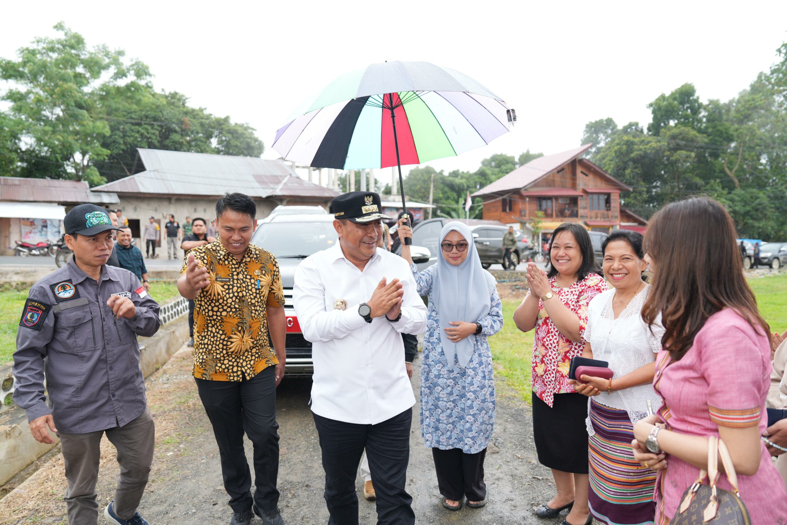 Kedatangan PJ Gubernur Sulbar Bahtiar Baharuddin Disambut Baik Masyarakat Tabang
