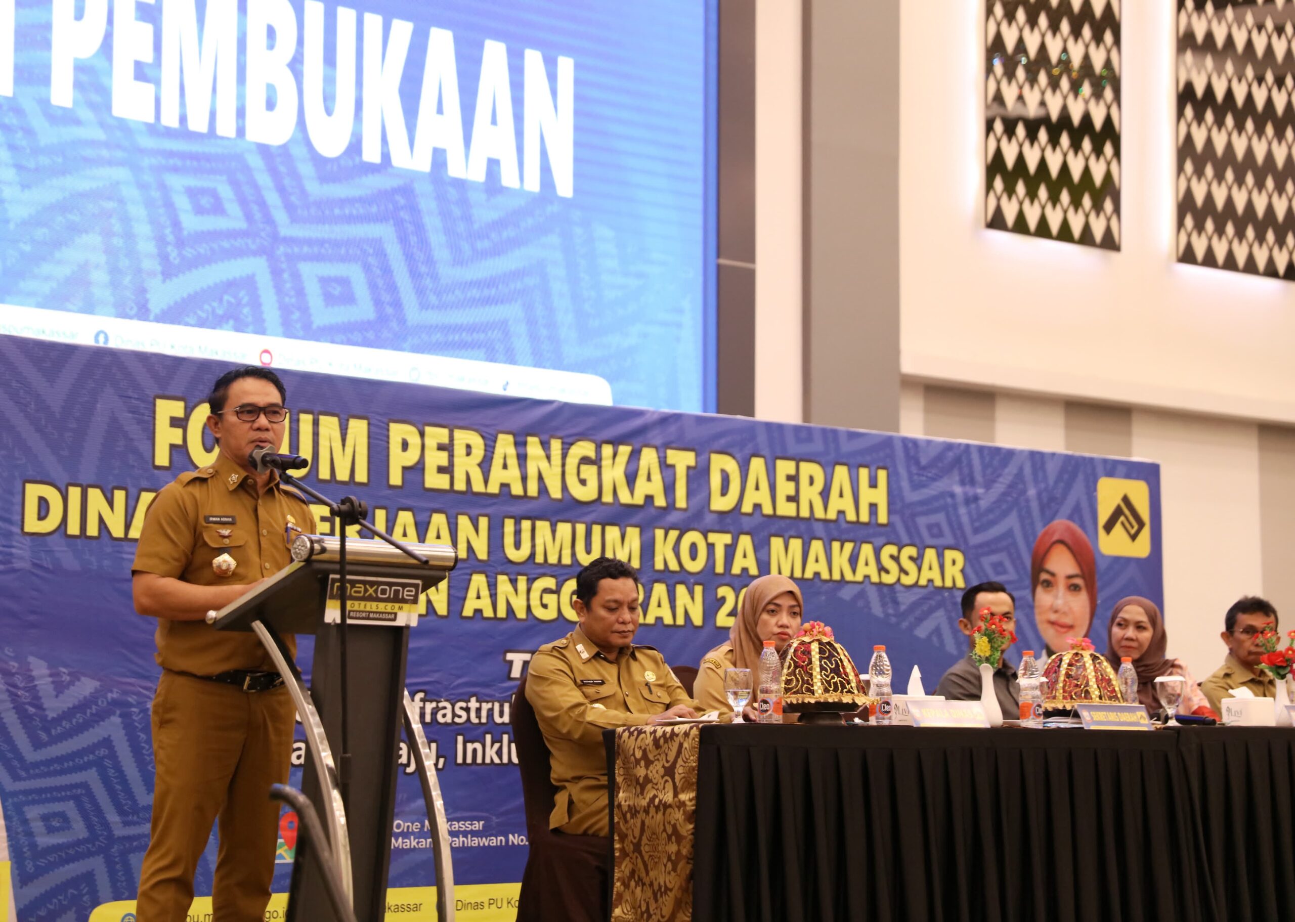 PJ Sekda Makassar Buka Forum Dinas PU, Tekankan Infrastruktur Berkelanjutan