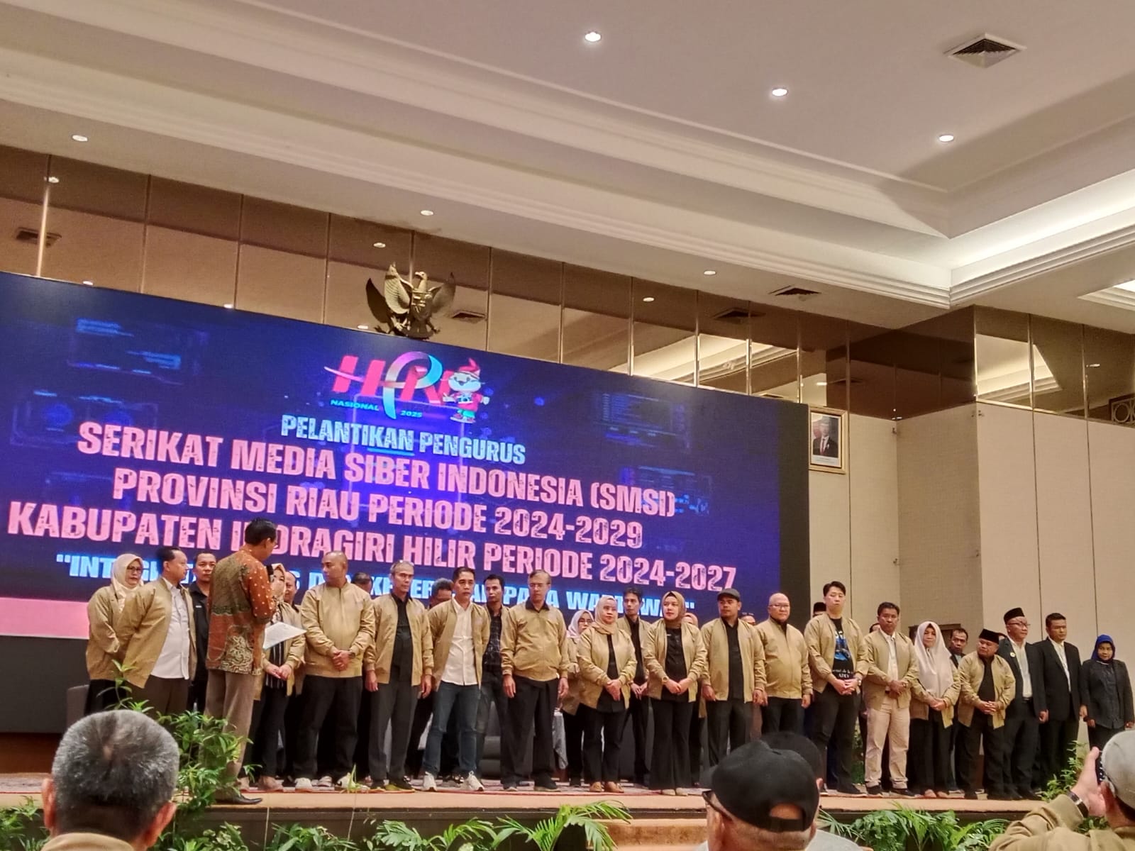 Pelantikan Kepengurusan Serikat Media Siber Indonesia (SMSI) Provinsi Riau Periode 2024-2029