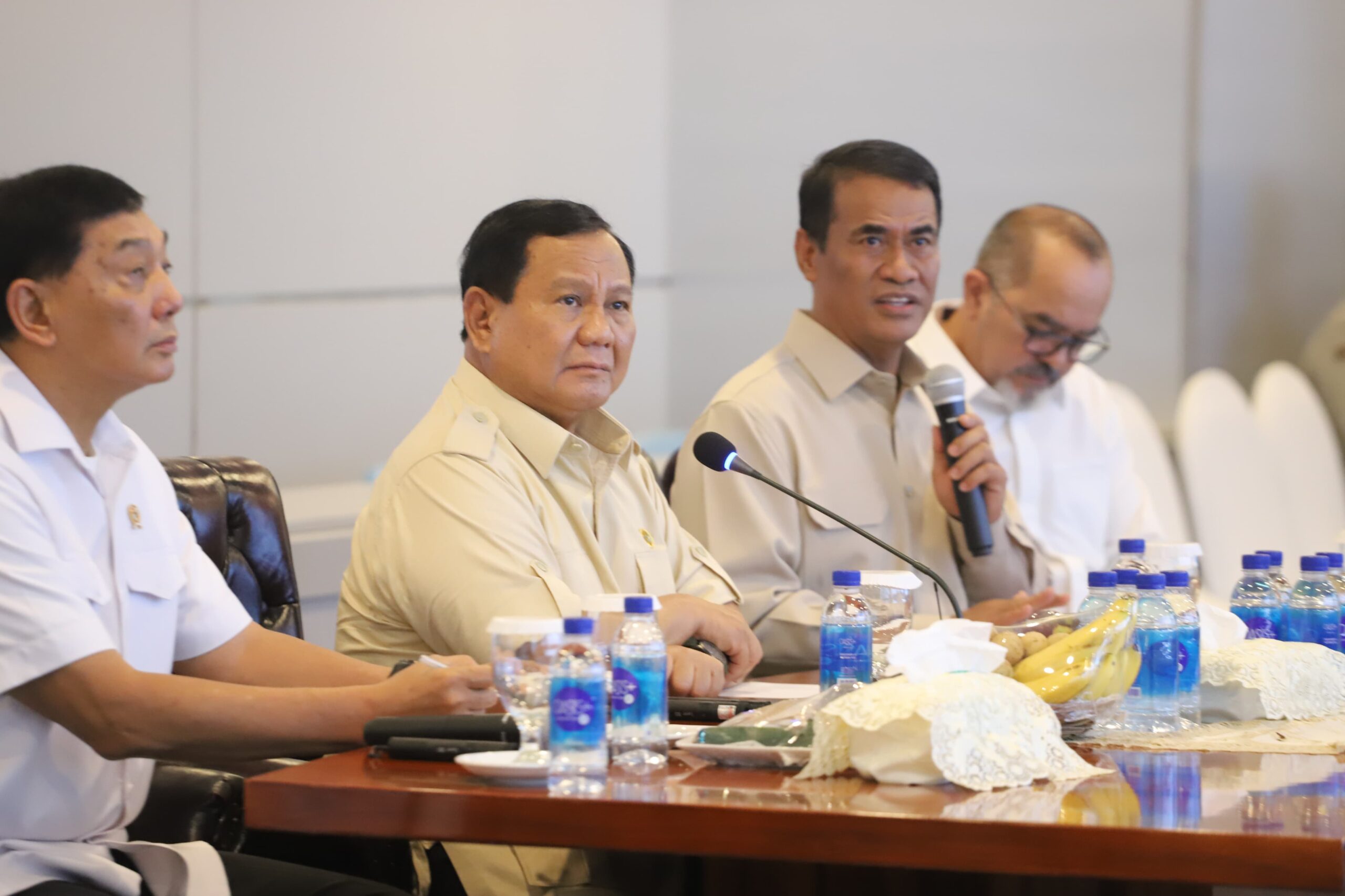Presiden Prabowo Subianto Puji Kinerja Menteri Pertanian Andi Amran Sulaiman Atas Pengendalian Situasi Pertanian Yang Sangat Baik