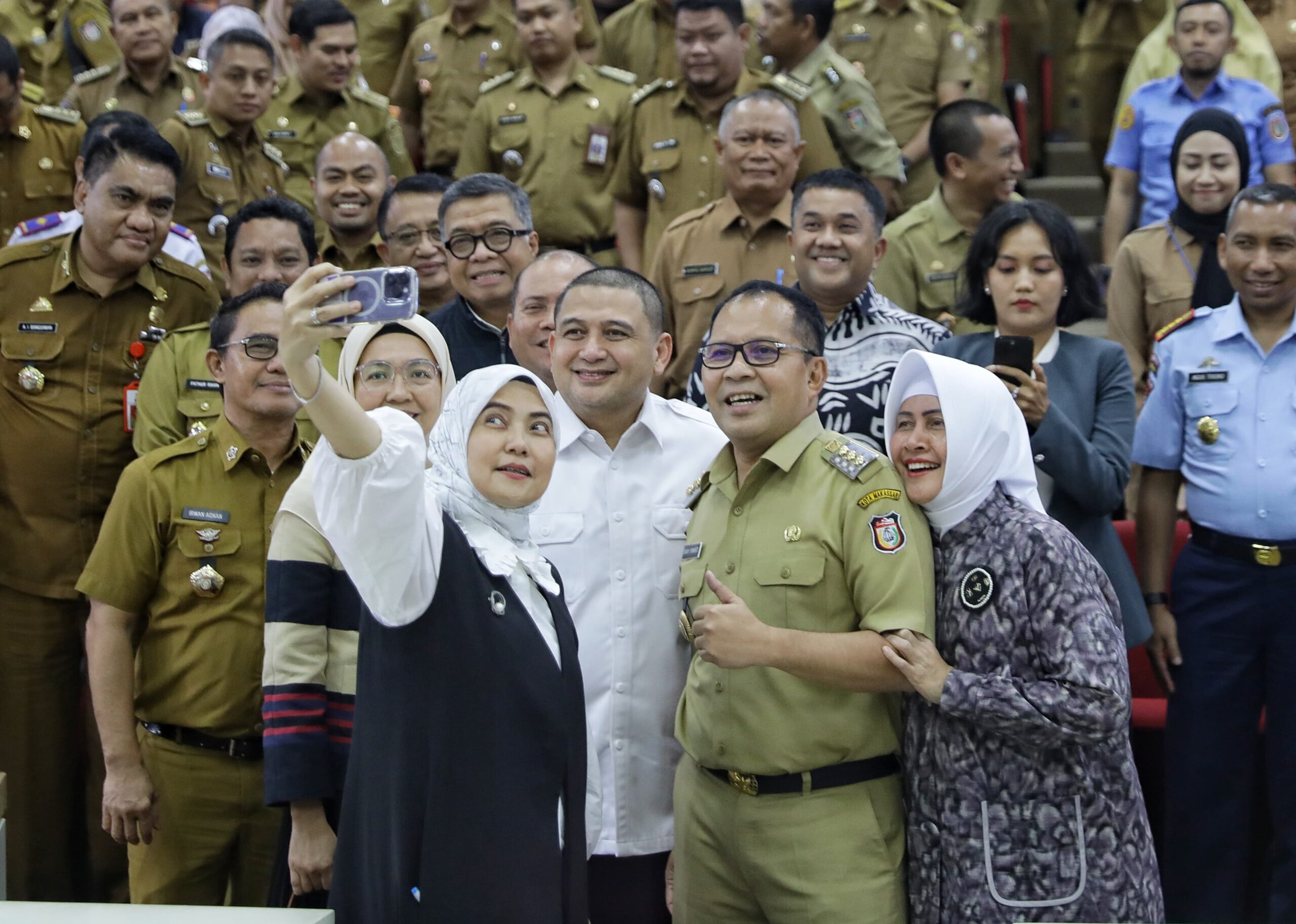 Indira Yusuf Ismail Sambut Hangat Appi-Aliyah, Titip Program TP PKK Ke Melinda Aksa