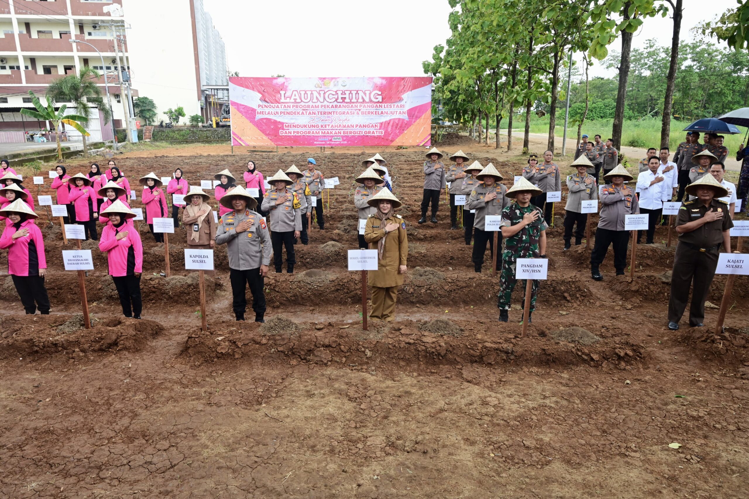 Wagub Sulsel Fatmawati Rusdi Apresiasi Program Pangan Lestari Polda Sulsel