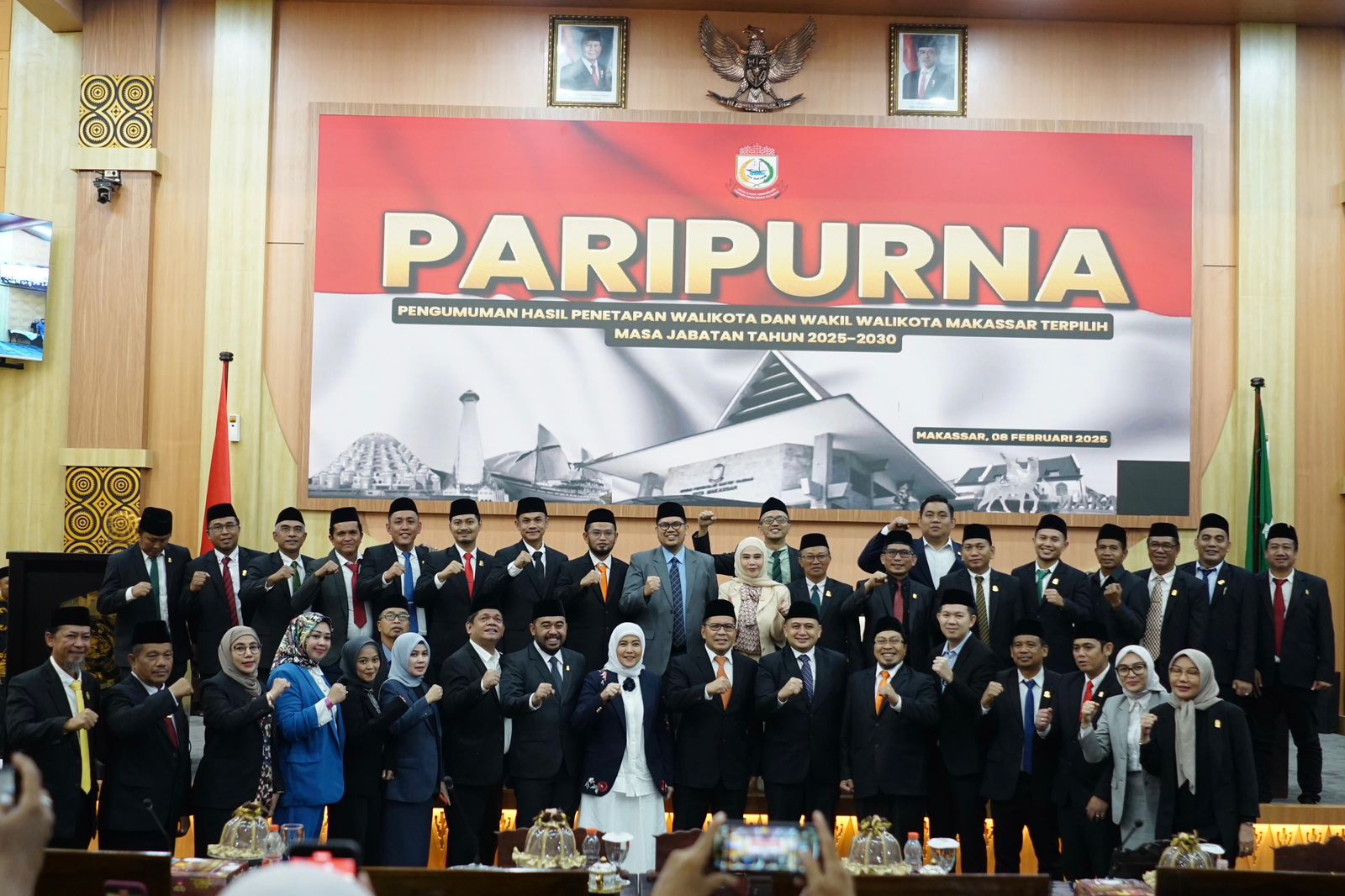 DPRD Resmi Tetapkan Appi-Aliyah untuk Pimpin Kota Makassar 2025-2030