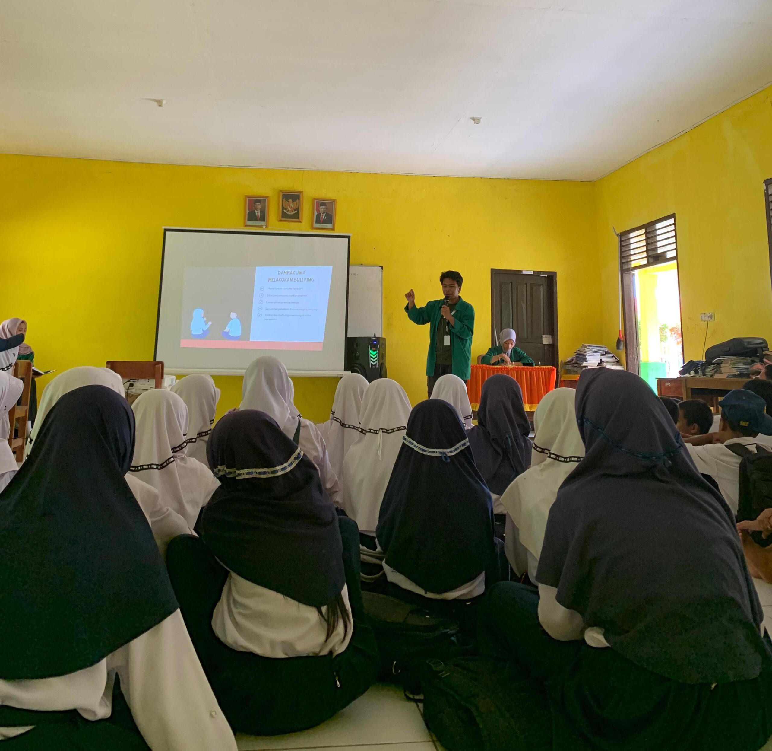 Mahasiswa KKN Universitas Islam Negeri Alauddin Makassar Gelar Sosialisasi Kampanye Anti-Bullying di SMP Negeri 03 Pitu Riase