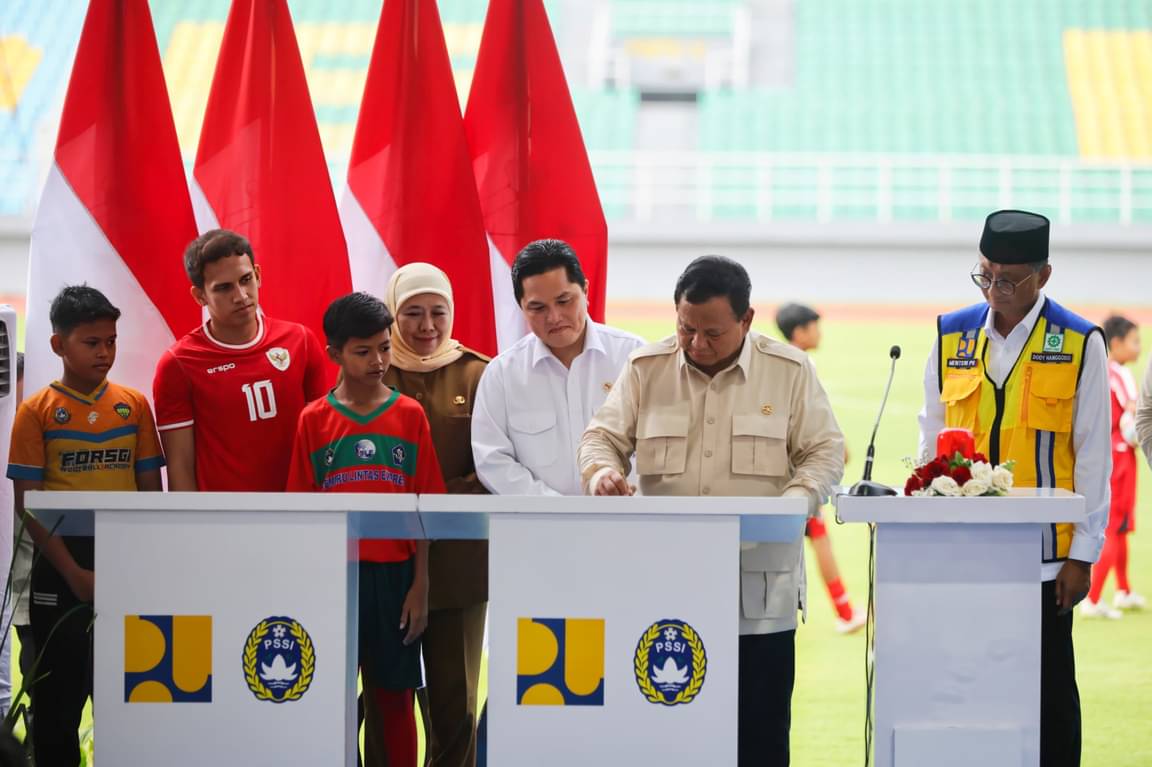 Prabowo Resmikan 17 Stadion Berstandar FIFA di Indonesia, Berikut Daftarnya!