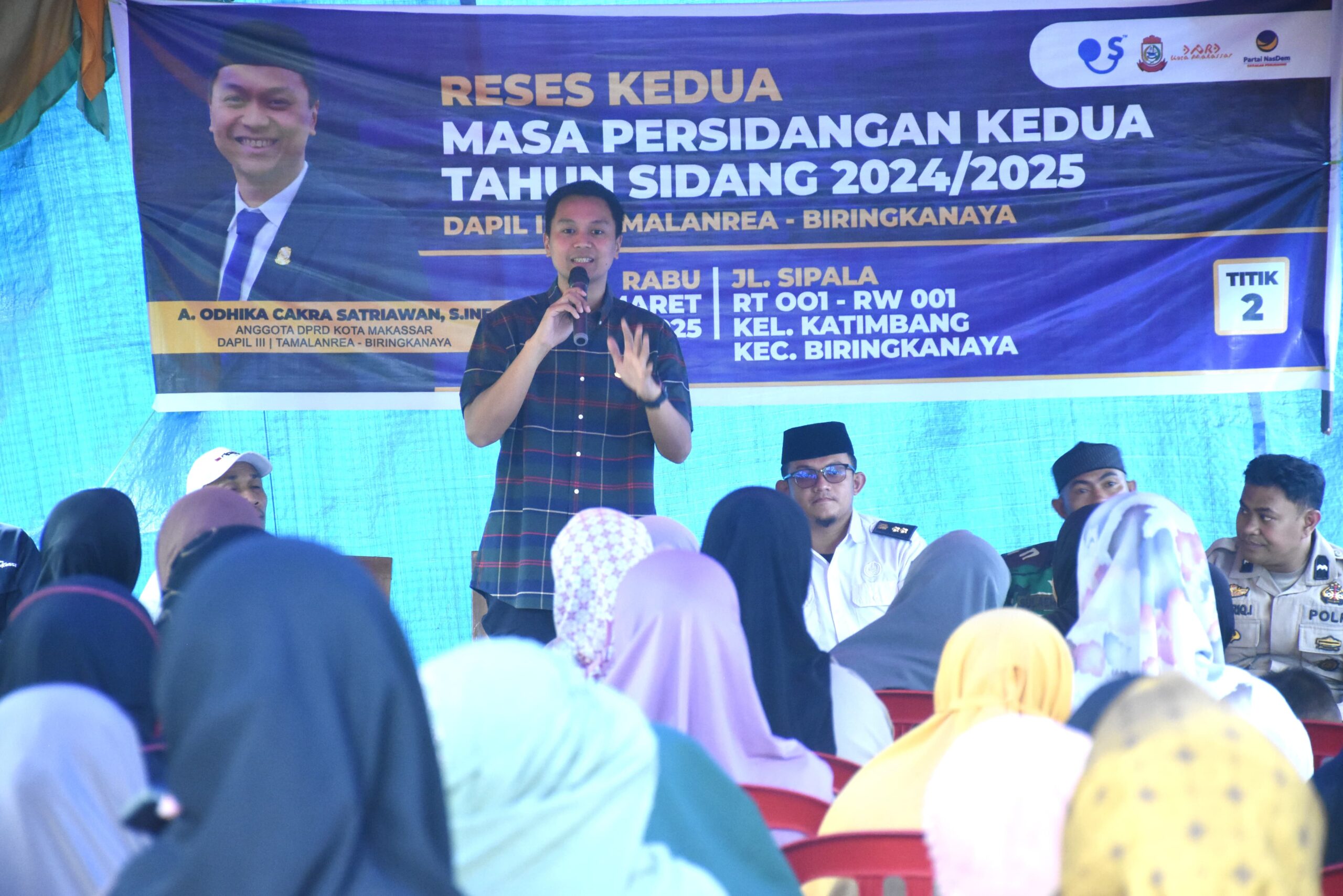 Anggota DPRD Makassar Andi Odhika Chakra Saat Gelar Reses Kedua